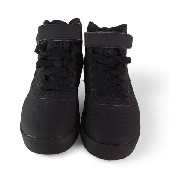 Fila Vulc 13 Mid Basketball Sneakers "Triple Black" 3CM00175-001 Youth 12 - Picture 3 of 11